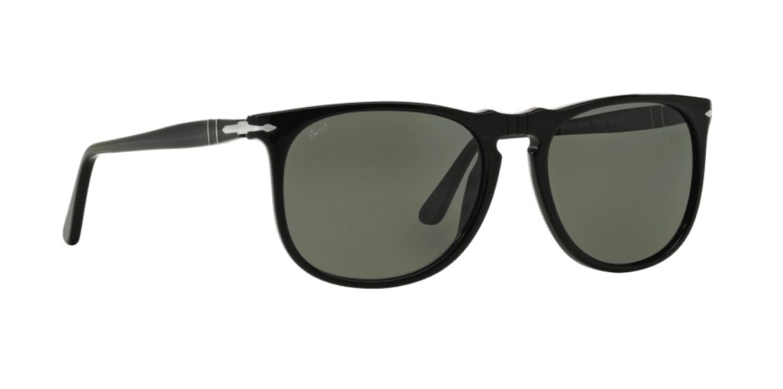 Persol PO3113S 95-58 - Black-Green Polarized by Persol for Men - 57-18-145 mm Sunglasses