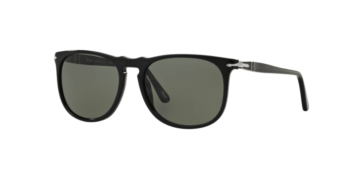 Persol PO3113S 95-58 - Black-Green Polarized by Persol for Men - 57-18-145 mm Sunglasses