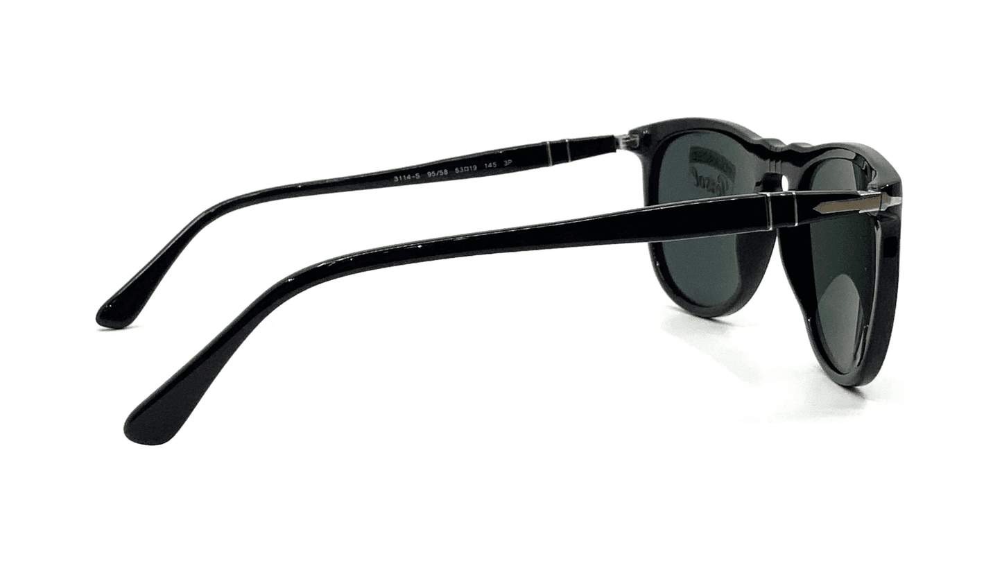 Persol PO3114S 95-58 - Black-Green Polarized by Persol for Men - 53-19-145 mm Sunglasses