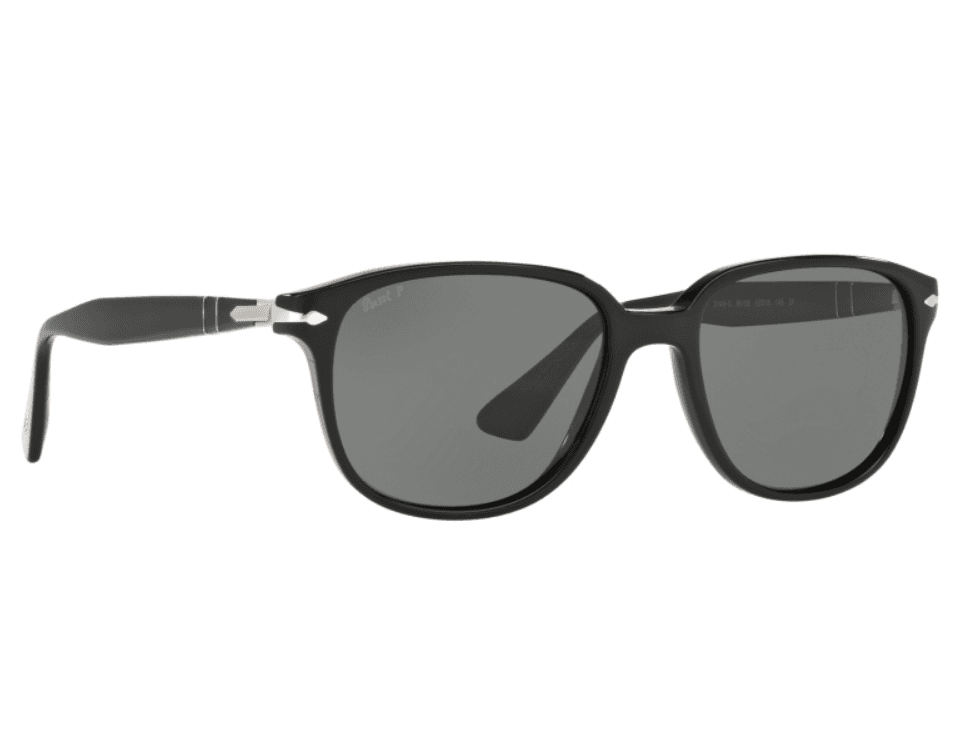 Persol PO3149S 95-58 - Black-Green Polarized by Persol for Men - 52-18-145 mm Sunglasses