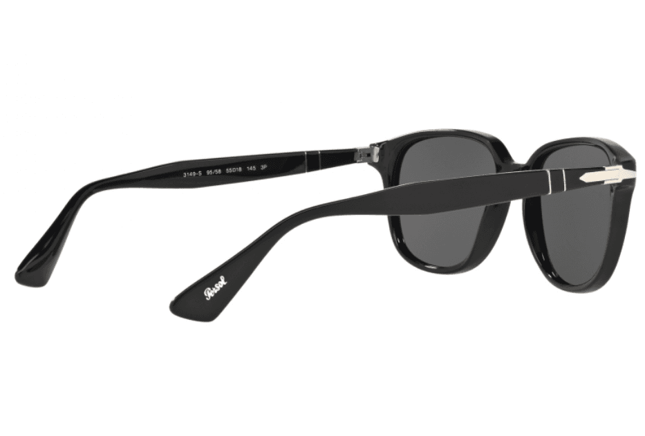 Persol PO3149S 95-58 - Black-Green Polarized by Persol for Men - 52-18-145 mm Sunglasses