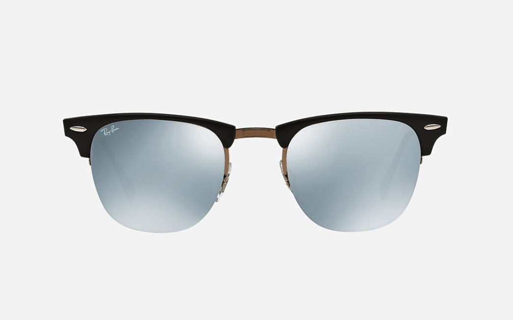 Ray Ban RB 8056 176-30 Light Ray - Black Brown-Silver by Ray Ban for Unisex - 49-22-140 mm Sunglasses