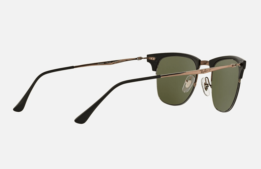 Ray Ban RB 8056 176-30 Light Ray - Black Brown-Silver by Ray Ban for Unisex - 49-22-140 mm Sunglasses