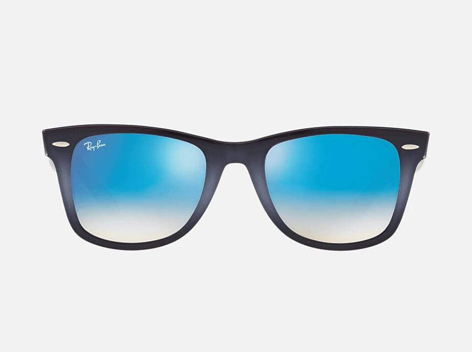 Ray Ban RB 2140 1198-40 Wayfarer - Grey Blue-Blue Gradient Flash by Ray Ban for Unisex - 50-22-150 mm Sunglasses