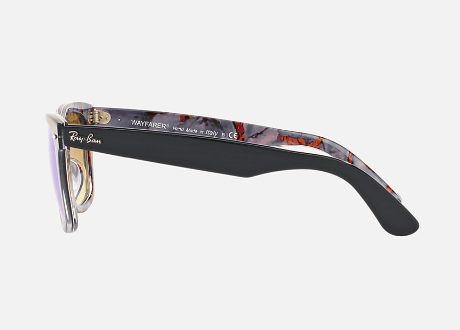 Ray Ban RB 2140 1198-40 Wayfarer - Grey Blue-Blue Gradient Flash by Ray Ban for Unisex - 50-22-150 mm Sunglasses