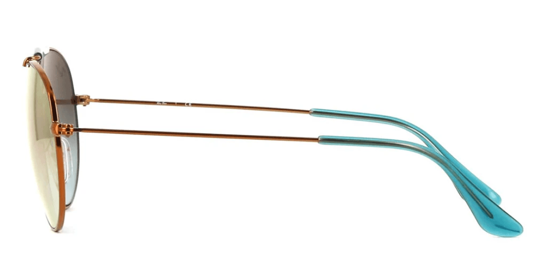 Ray Ban RB 3540 198-7Y - Bronze Copper-Copper Gradient Flash by Ray Ban for Unisex - 58-18-140 mm Sunglasses