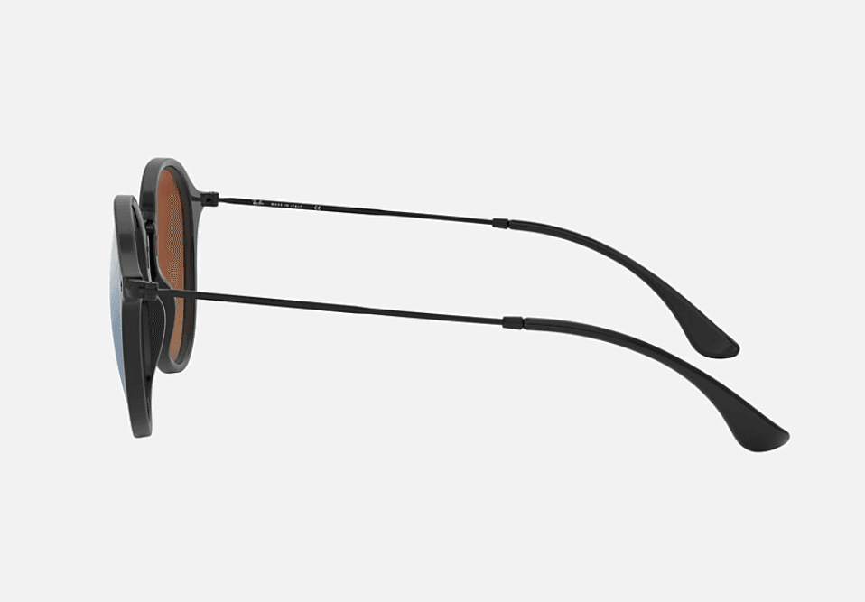 Ray Ban RB 2447 901-4J - Black-Green Gradient Flash by Ray Ban for Unisex - 49-21-145 mm Sunglasses