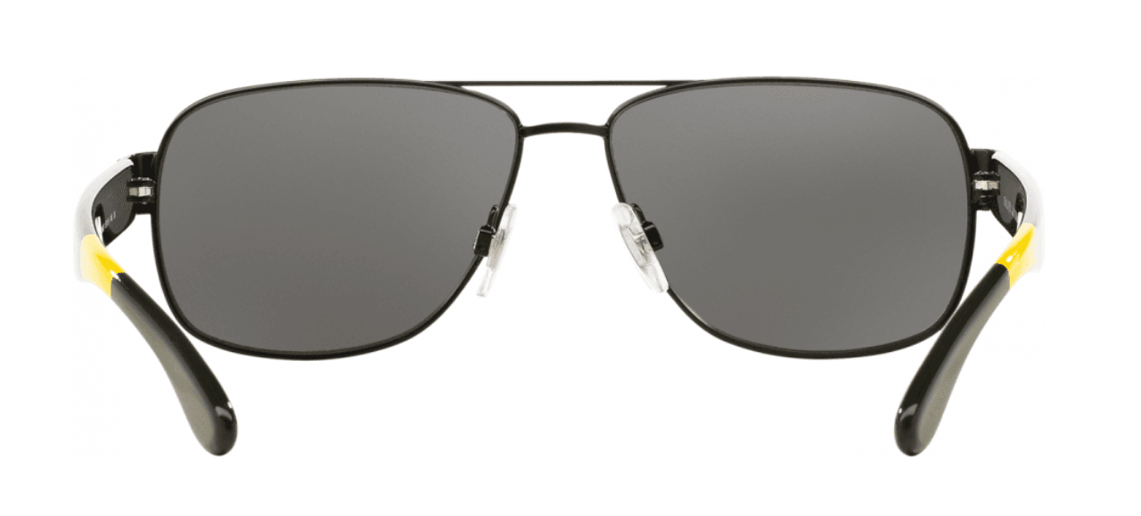 Polo Ralph Lauren PH 3097 9304-87 - Semi Shiny Black-Dark Grey by Ralph Lauren for Men - 59-14-145 mm Sunglasses