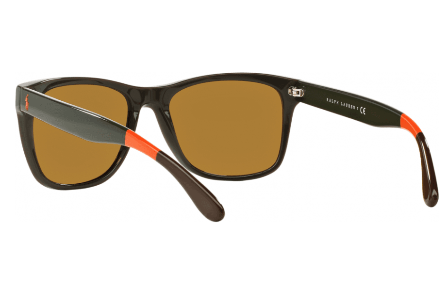 Polo Ralph Lauren PH 4106 557073 Shiny Olive Green by Ralph Lauren for Men - 57-18-145 mm Sunglasses