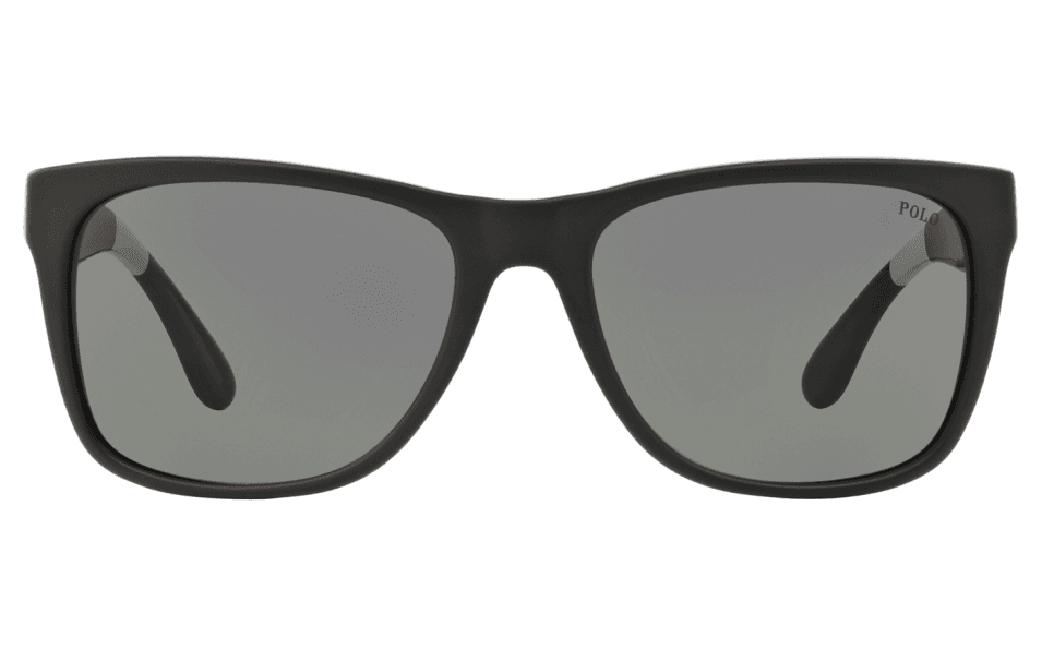 Polo Ralph Lauren PH 4106 5571-87 - Matte Grey-Grey by Ralph Lauren for Men - 57-18-145 mm Sunglasses