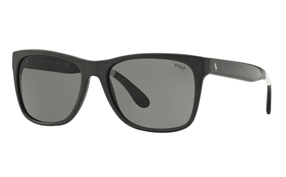 Polo Ralph Lauren PH 4106 5571-87 - Matte Grey-Grey by Ralph Lauren for Men - 57-18-145 mm Sunglasses