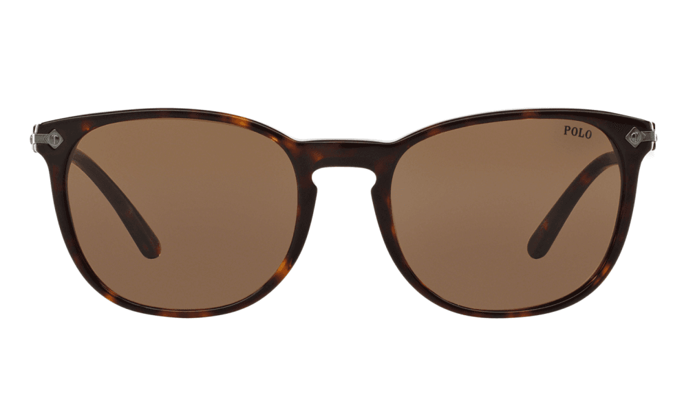 Polo Ralph Lauren PH 4107 5003-73 - Shiny Dark Havana-Brown by Ralph Lauren for Men - 53-19-145 mm Sunglasses
