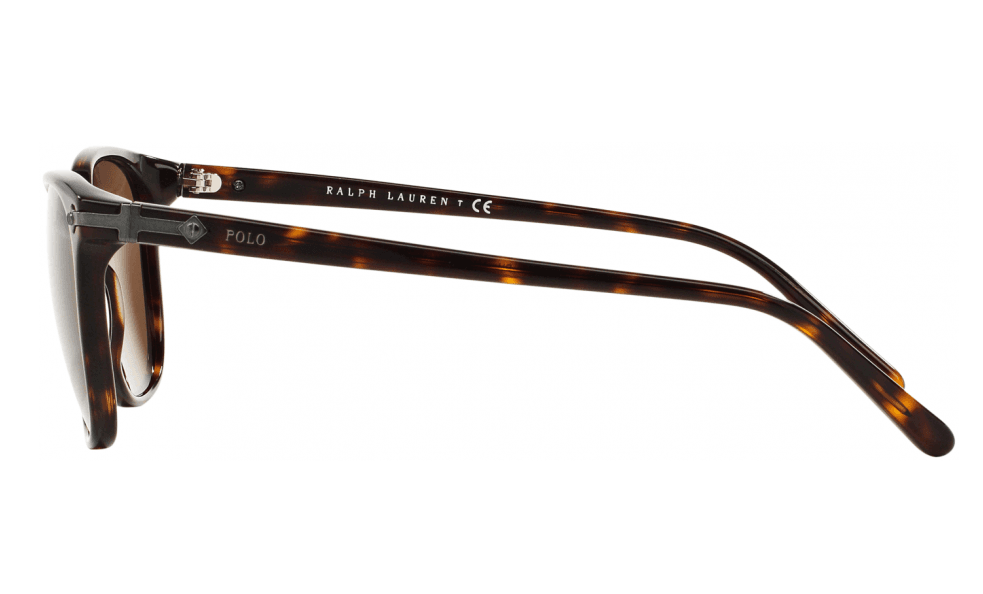 Polo Ralph Lauren PH 4107 5003-73 - Shiny Dark Havana-Brown by Ralph Lauren for Men - 53-19-145 mm Sunglasses