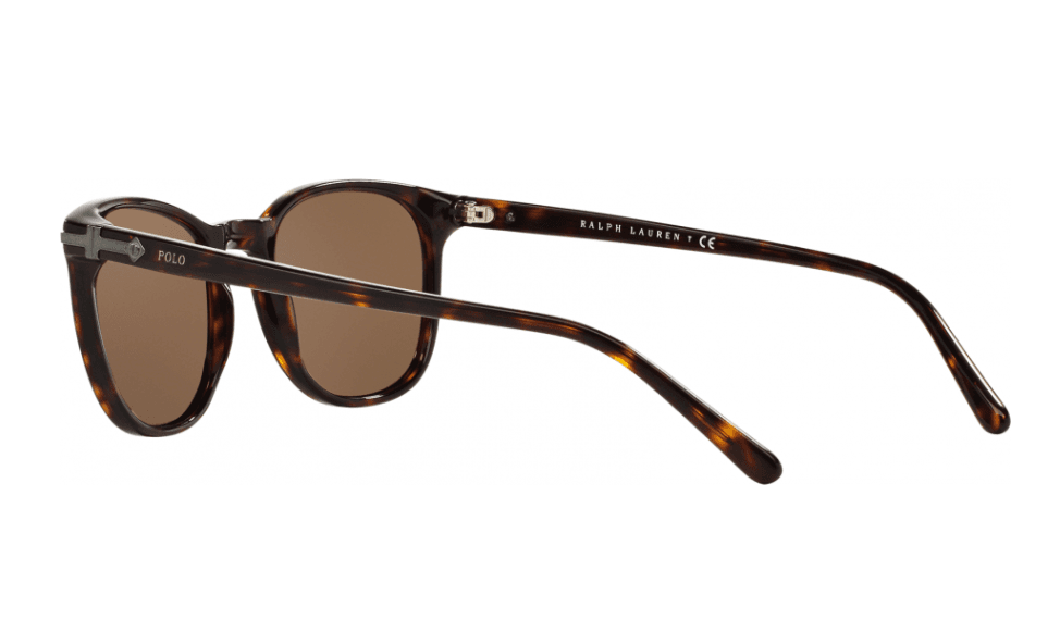 Polo Ralph Lauren PH 4107 5003-73 - Shiny Dark Havana-Brown by Ralph Lauren for Men - 53-19-145 mm Sunglasses