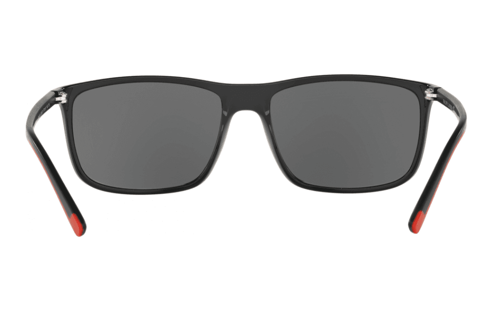 Polo Ralph Lauren PH 4115 5001-87 - Shiny Black-Grey by Ralph Lauren for Men - 57-16-145 mm Sunglasses