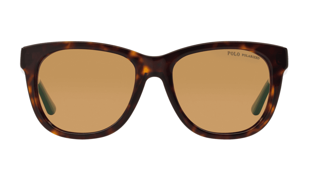 Polo Ralph Lauren PH 4105 5577-83 - Shiny Dark Havana-Brown Gradient Polarized by Ralph Lauren for Women - 54-18-140 mm Sunglasses