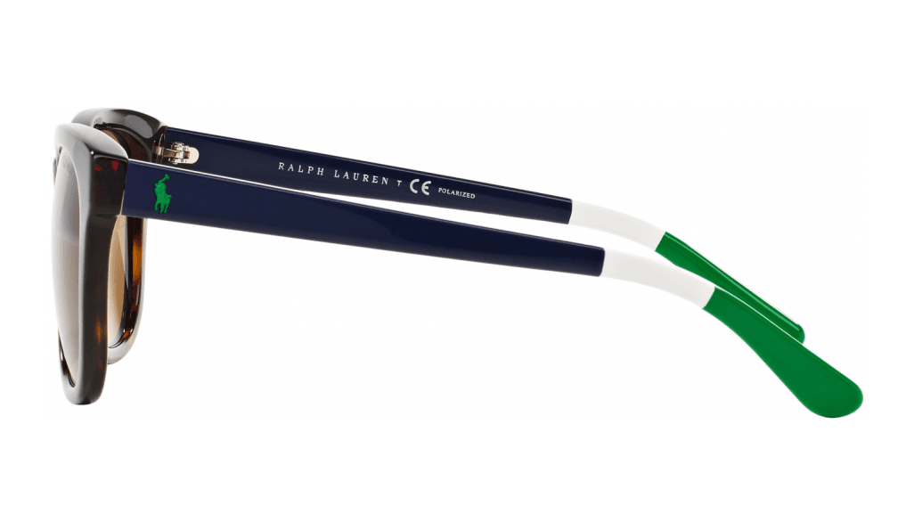 Polo Ralph Lauren PH 4105 5577-83 - Shiny Dark Havana-Brown Gradient Polarized by Ralph Lauren for Women - 54-18-140 mm Sunglasses