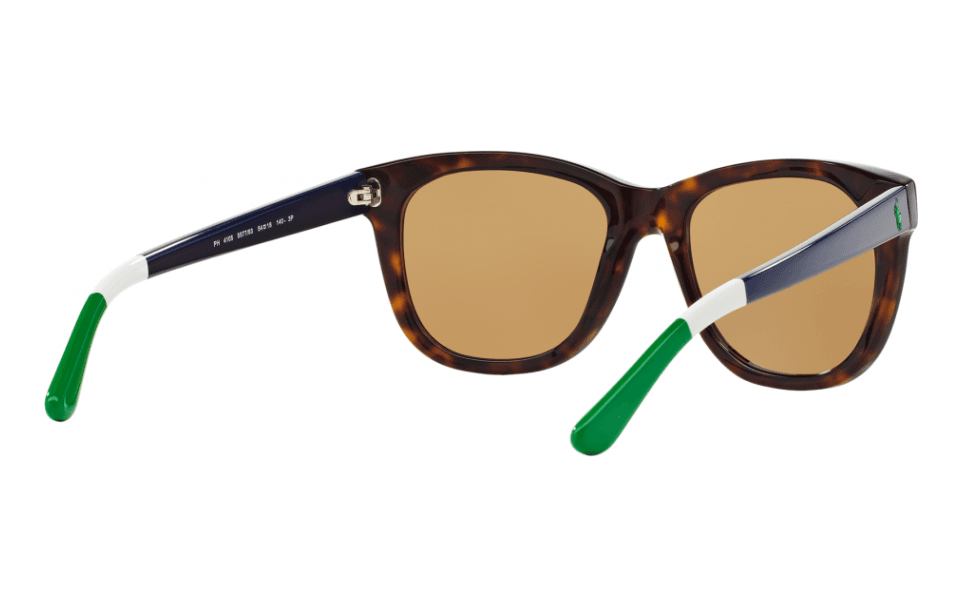 Polo Ralph Lauren PH 4105 5577-83 - Shiny Dark Havana-Brown Gradient Polarized by Ralph Lauren for Women - 54-18-140 mm Sunglasses