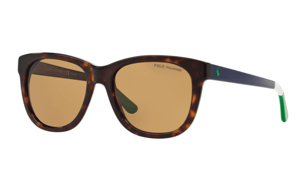 Polo Ralph Lauren PH 4105 5577-83 - Shiny Dark Havana-Brown Gradient Polarized by Ralph Lauren for Women - 54-18-140 mm Sunglasses