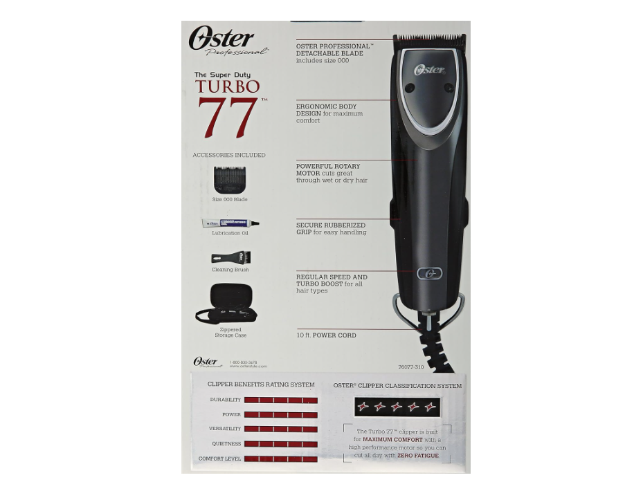 Oster Super Duty Turbo 77 Professional Clipper