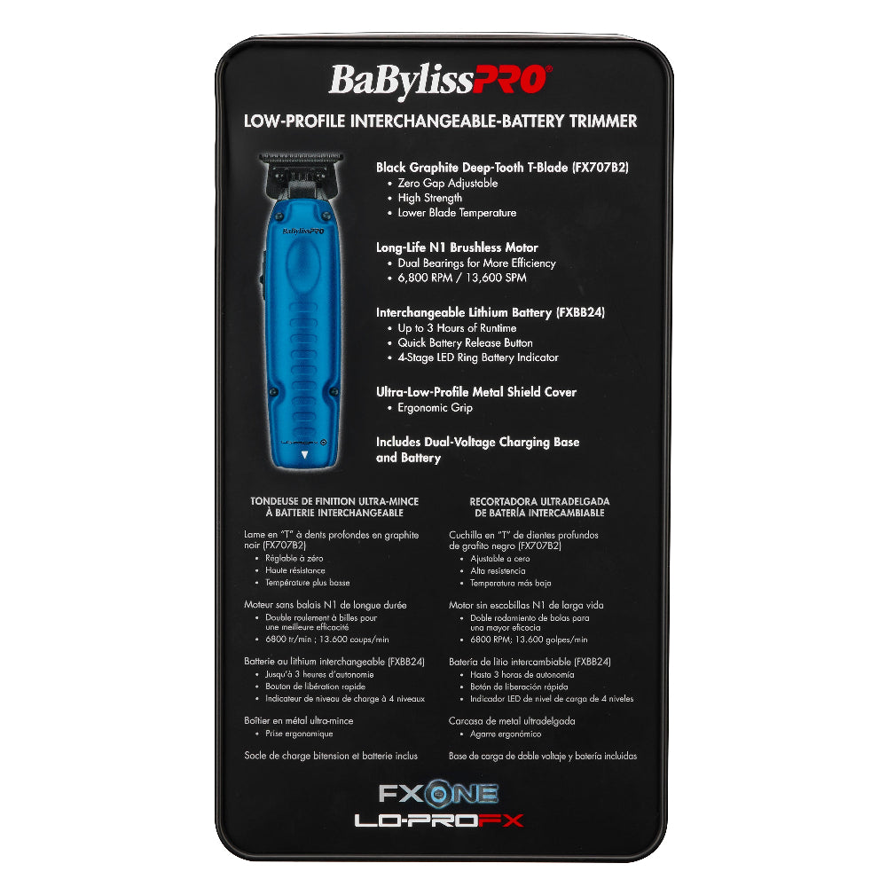 BaBylissPRO LoPROFX Influencer Edition Trimmer - Blue