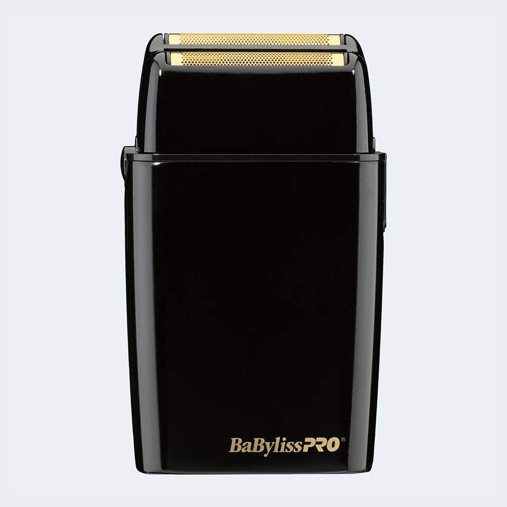 BaBylissPRO FOILFX02 Cordless Metal Black Double Foil Shaver