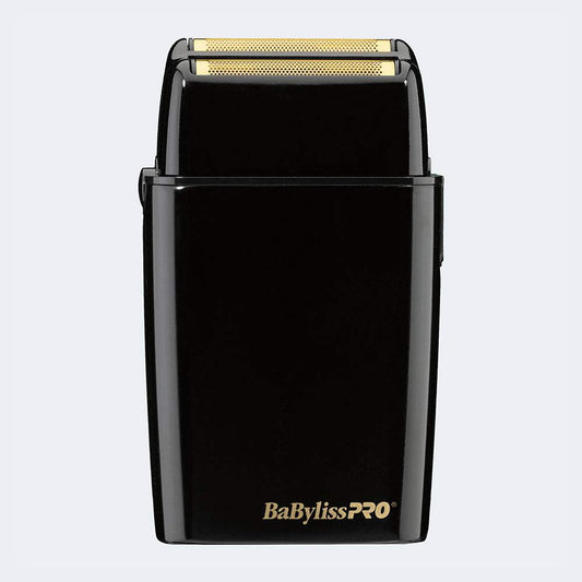BaBylissPRO FOILFX02 Cordless Metal Black Double Foil Shaver