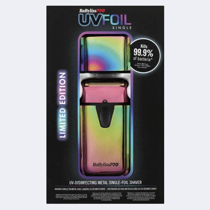 BaByliss Pro LoPROFX UV Disinfecting Single Foil Shaver - Iridescent