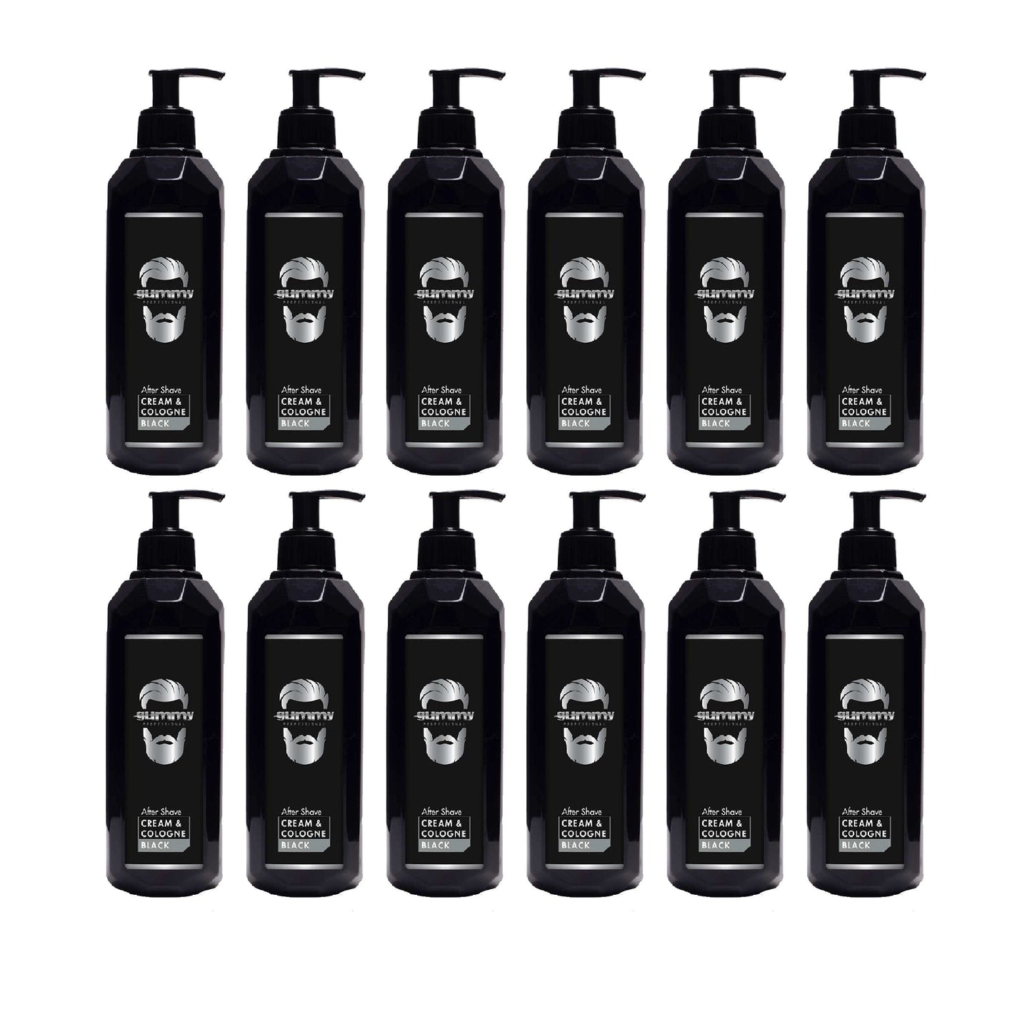 Gummy After Shave Cream Cologne Black 13.5 oz - Multipack