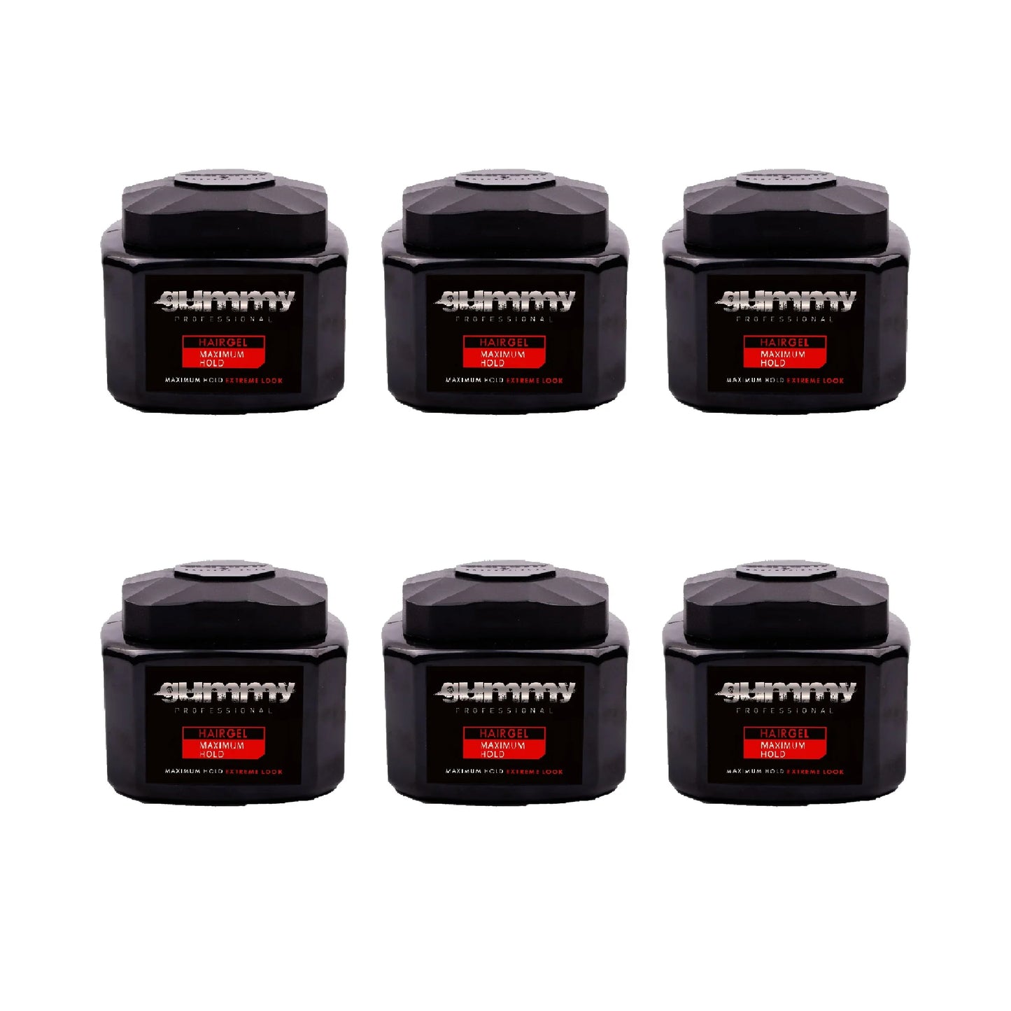 Gummy Hair Gel Maximum Hold & Extreme Look 23.5 oz - Multipack