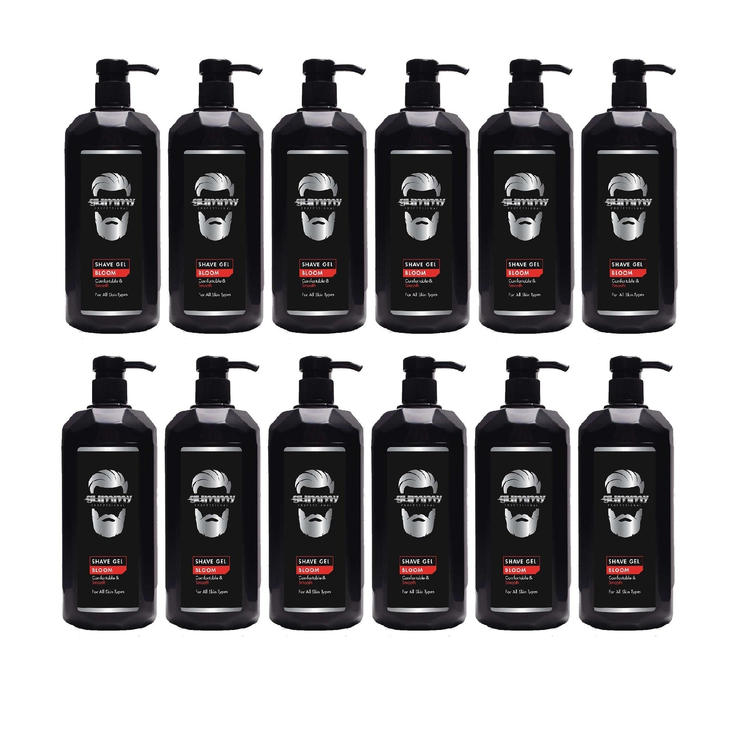 Gummy Shave Gel Bloom 35.3 oz - Multipack