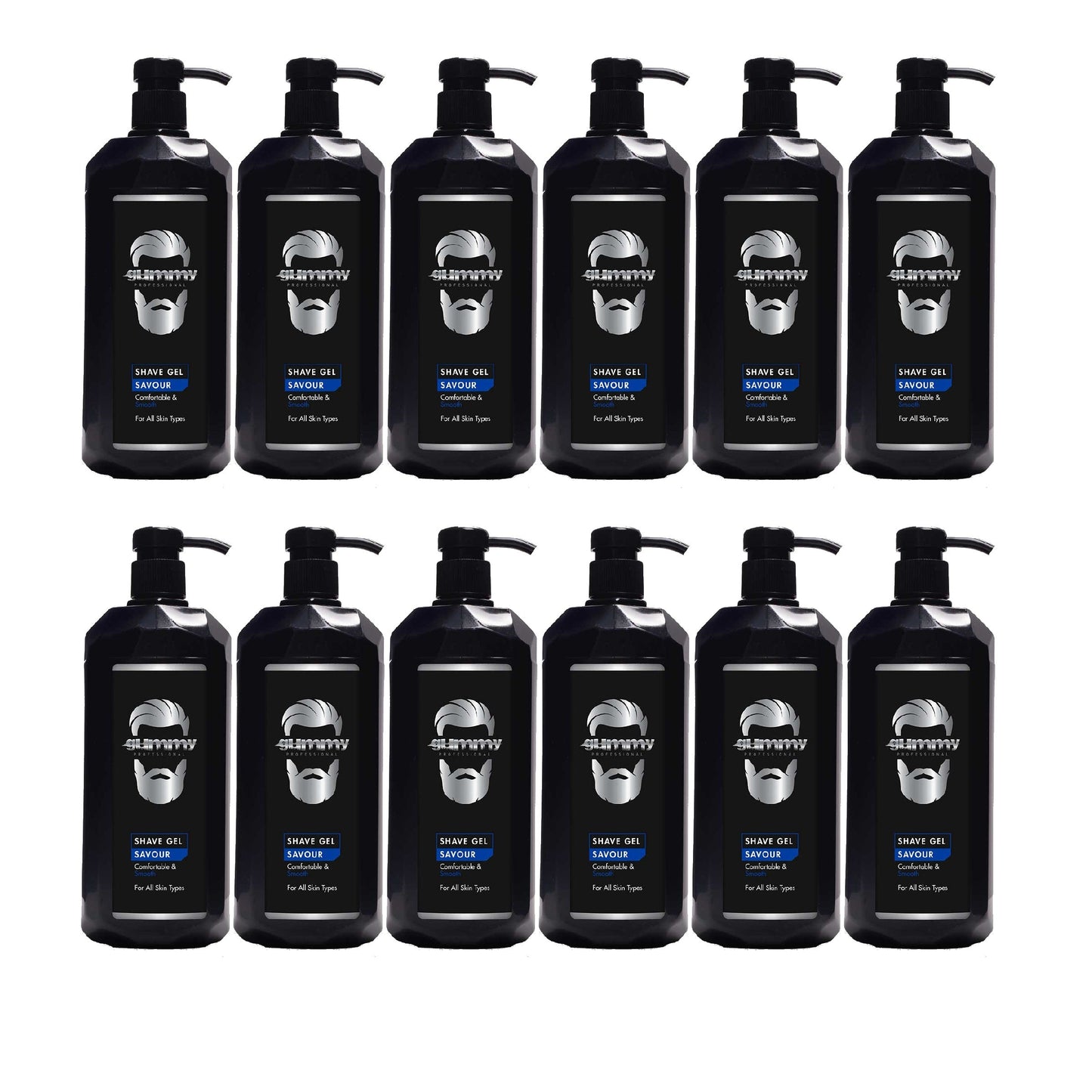 Gummy Shave Gel Savour 33.8 oz - Multipack