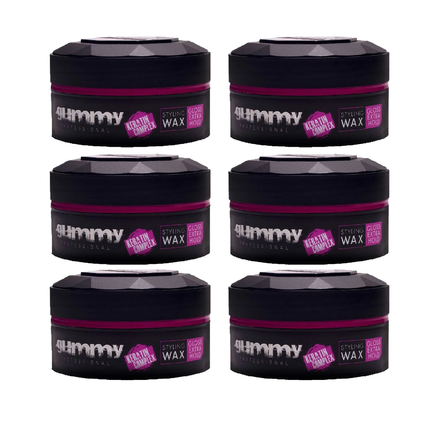 Gummy Styling Wax Extra Gloss 5 oz - Multipack