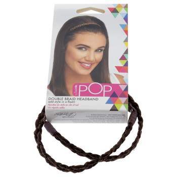 Pop Fishtail Braid Headband - R6 Dark Chocolate by Hairdo for Women - 1 Pc Hair Band - Pack of 2
