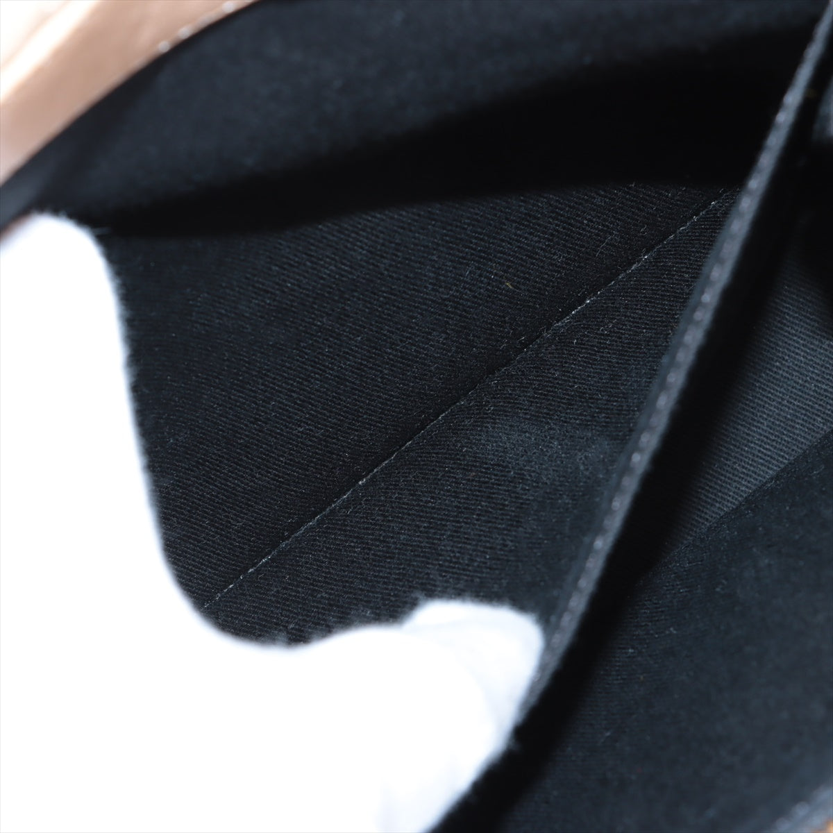 Chanel Chevron Leather Chain Tote Bag Beige