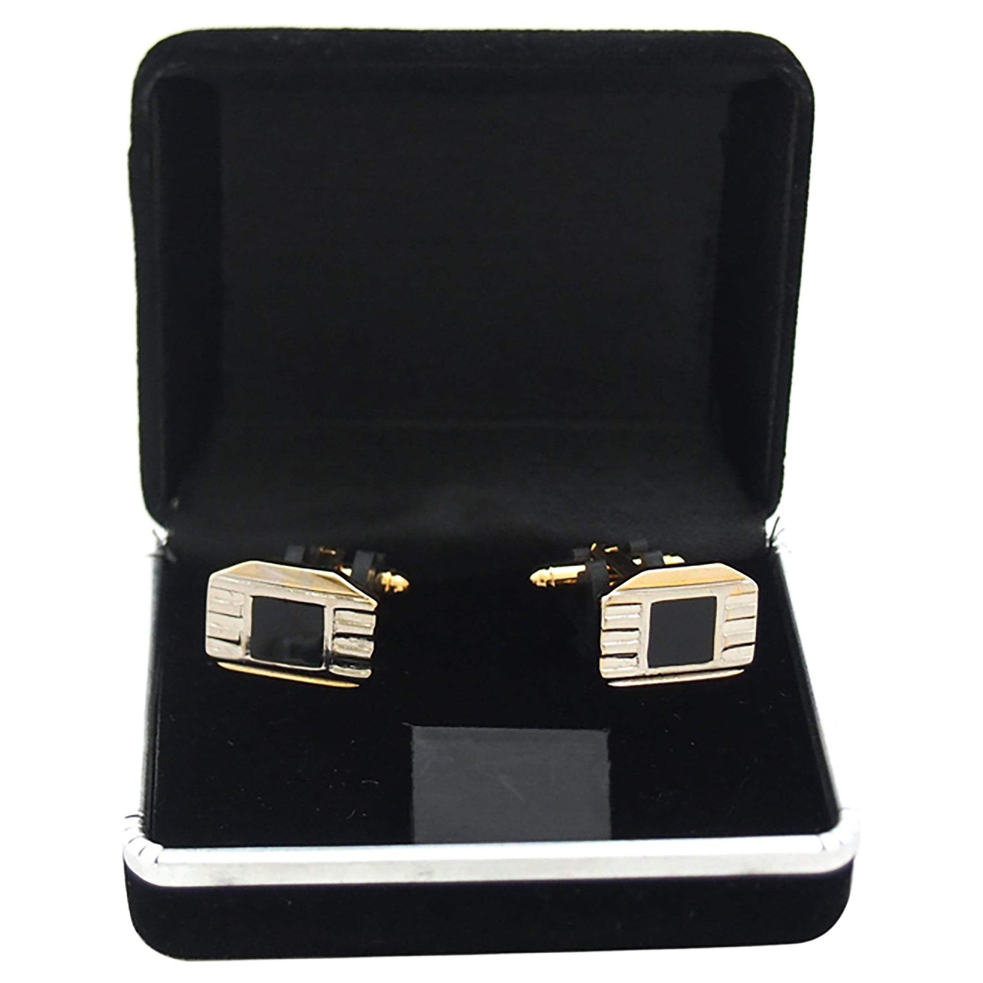 B42 Cufflinks by Polanni for Men - W 1.9 x L 1.4 CM Cufflinks