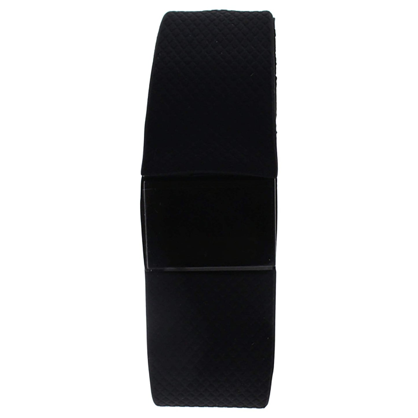 EK-H1 Health Sports Black Silicone Bracelet by Eclock for Unisex - 1 Pc Bracelet