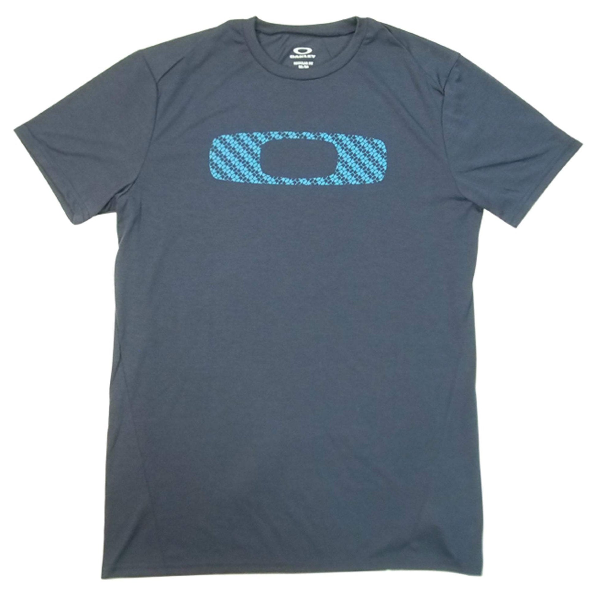 No Way Out O Tee Short Sleeve - Navy Blue - Medium by Oakley for Men - 1 Pc T-Shirt
