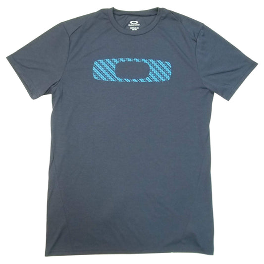 No Way Out O Tee Short Sleeve - Navy Blue - Medium by Oakley for Men - 1 Pc T-Shirt