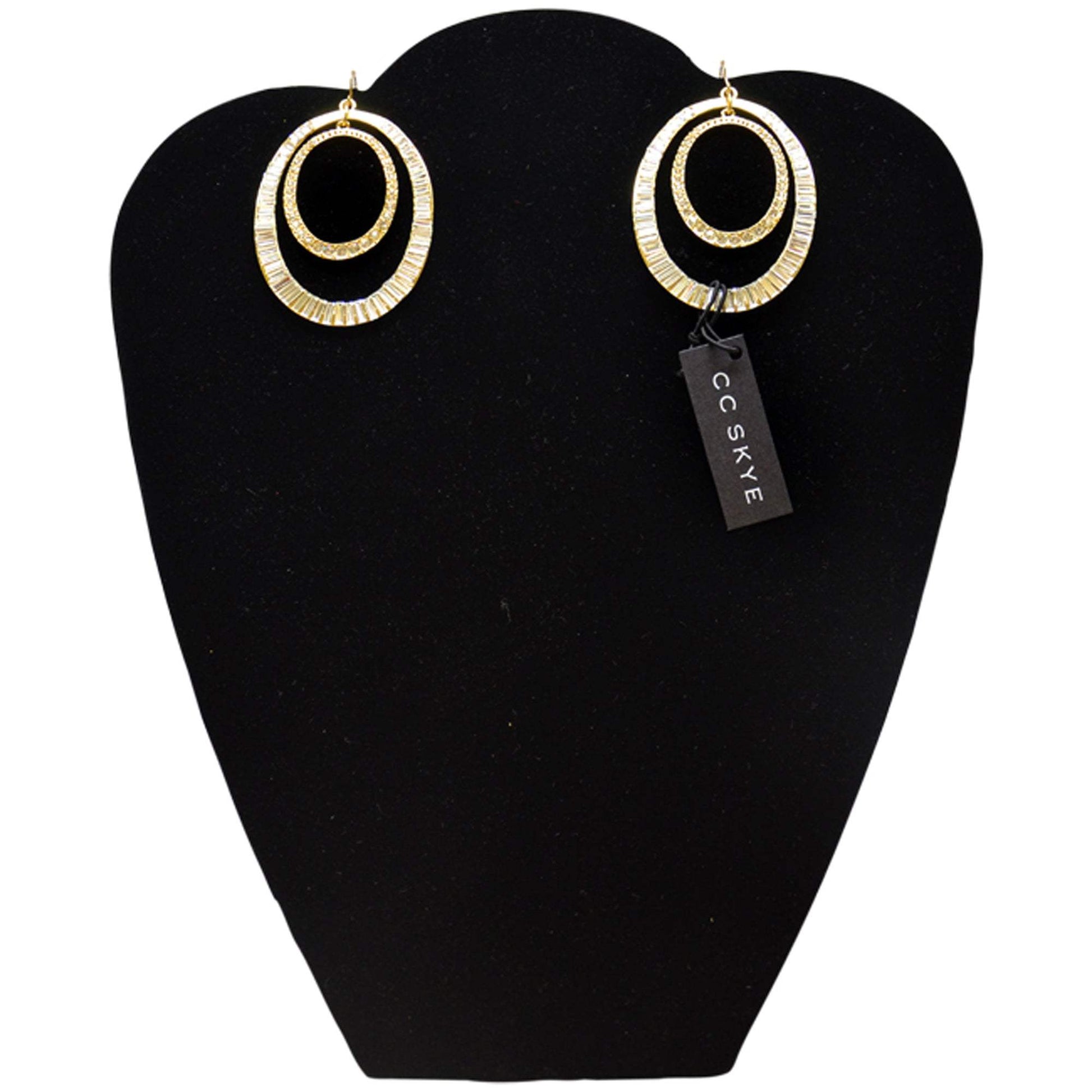 Monte Carlo Hoops in Gold by CC Skye for Women - 1 Pair Hoops
