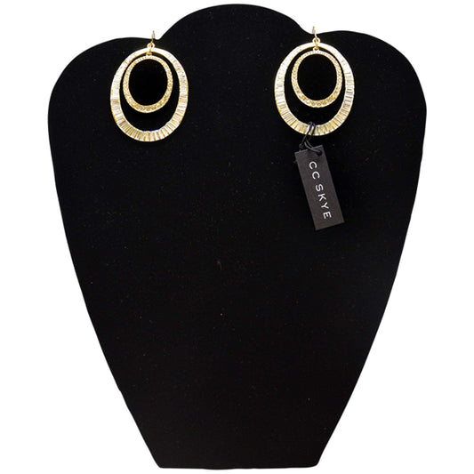 Monte Carlo Hoops in Gold by CC Skye for Women - 1 Pair Hoops