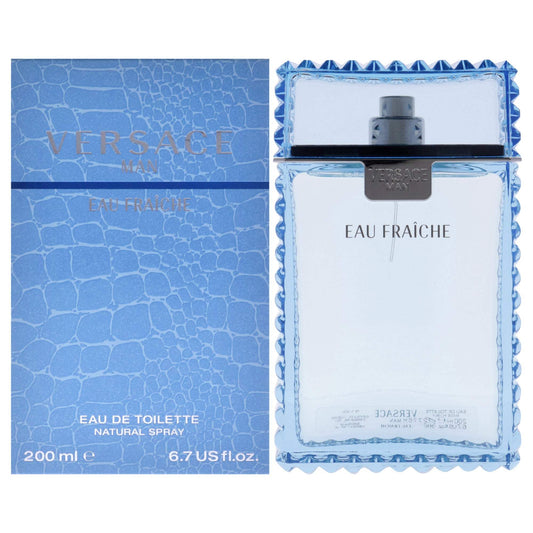 Versace Man Eau Fraiche by Versace for Men - 6.7 oz EDT Spray