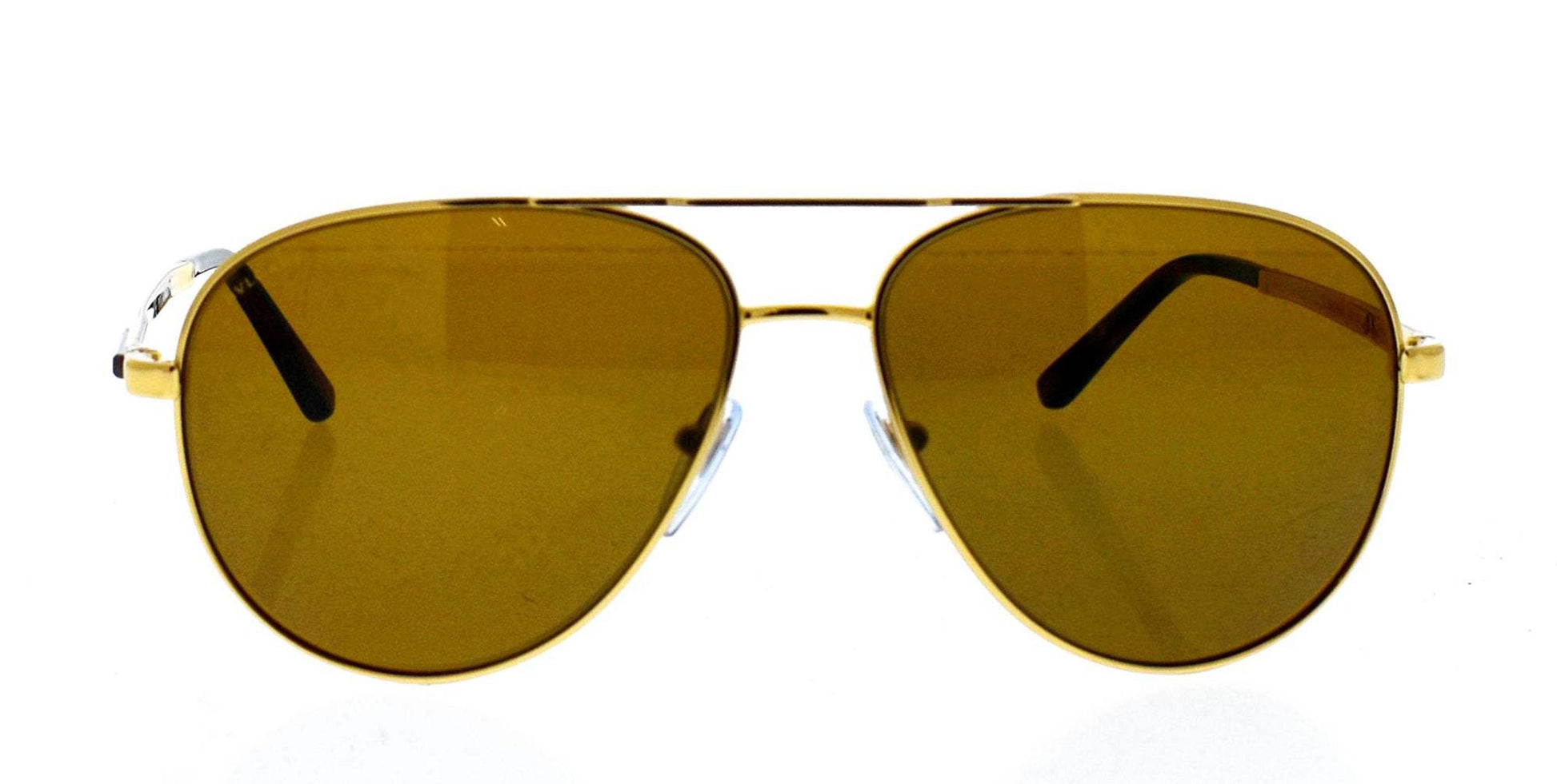 Bvlgari BV5029K 391-83 - Gold Plated-Brown Polarized by Bvlgari for Men - 61-15-140 mm Sunglasses