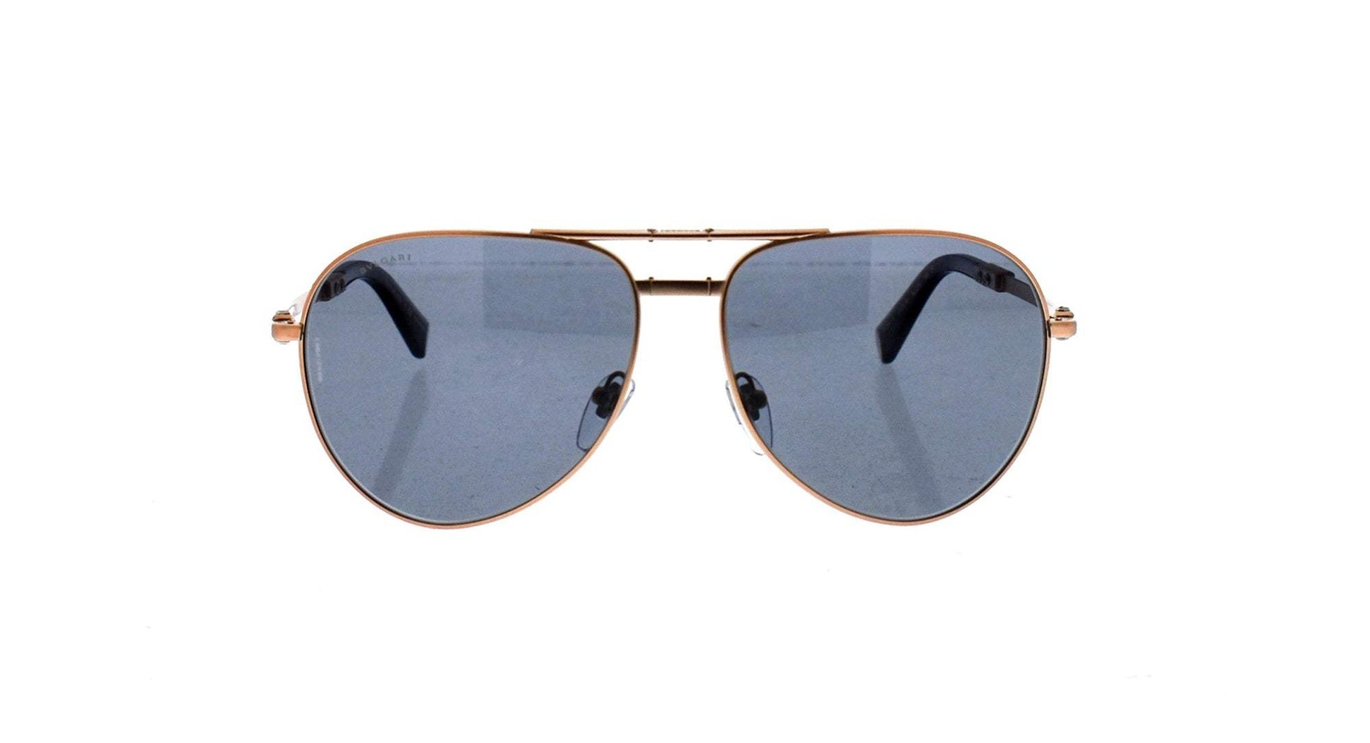 Bvlgari BV5034K 2006-81 - Matte Pink Gold Pated-Grey Polarized by Bvlgari for Men - 60-15-140 mm Sunglasses