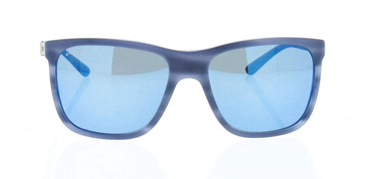 Bvlgari BV7027 5393-55 - Matte Striped Blue-Dark Blue by Bvlgari for Men - 57-17-140 mm Sunglasses