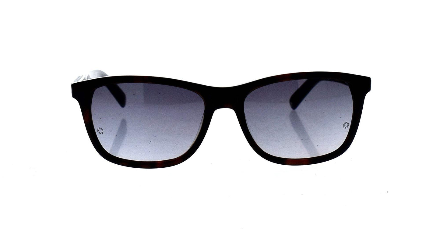 Mont Blanc MB461S 52B - Dark Havana-Gray Gradient by Mont Blanc for Men - 58-17-140 mm Sunglasses