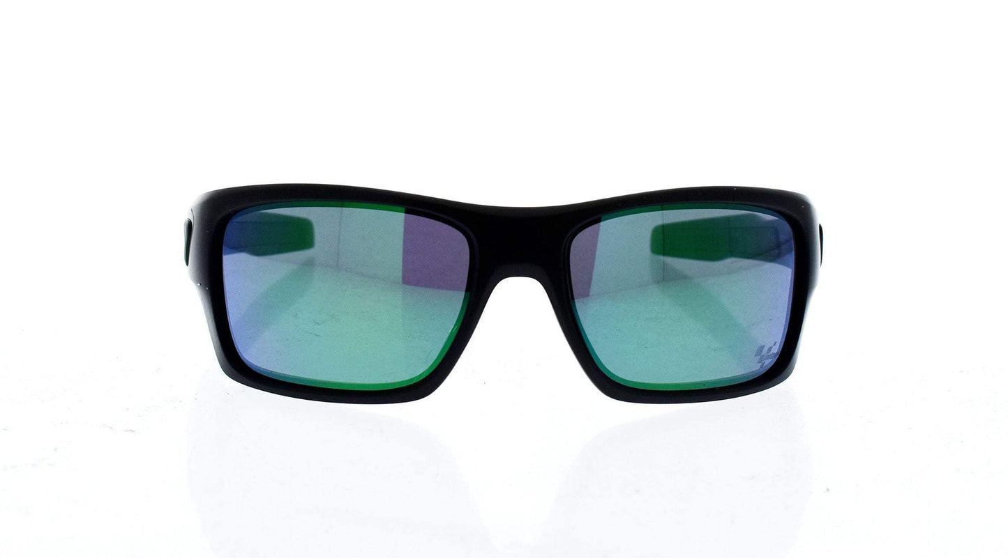 Oakley Turbine OO9263-15 - Matte Black-Jade Iridium by Oakley for Men - 65-17-132 mm Sunglasses