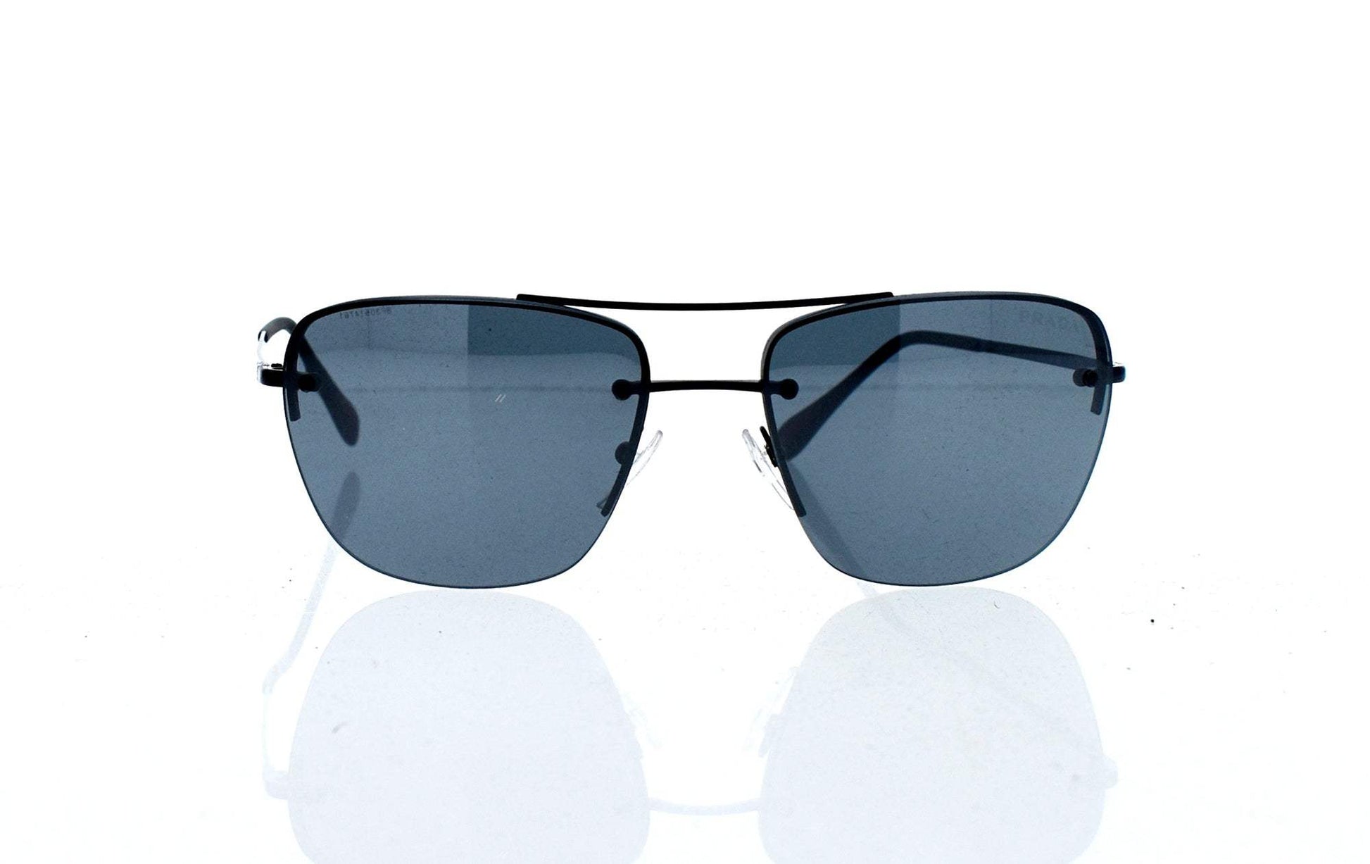 Prada SPS 52R 7AX-5L0 - Gunmetal-Brown Orange by Prada for Men - 56-16-135 mm Sunglasses