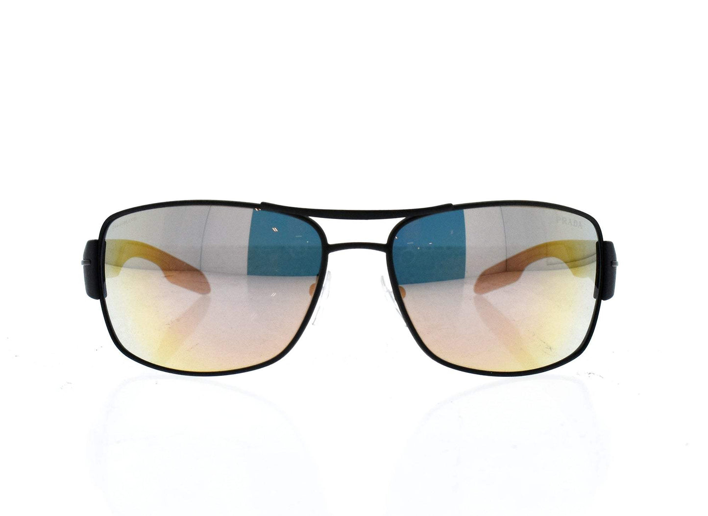 Prada SPS 54I TIG-2D2 - Grey Rubber-Grey Rose Gold by Prada for Men - 65-14-125 mm Sunglasses