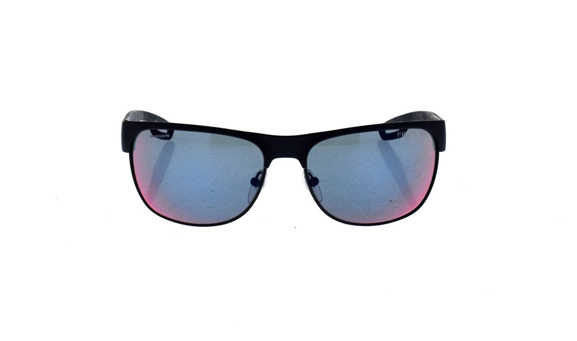 Prada SPS 57Q TFZ-9Q1 - Grey Rubber-Dark Grey Blue Red by Prada for Men - 58-16-140 mm Sunglasses